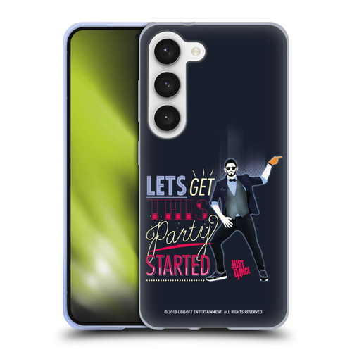 Just Dance Artwork Compositions Party Started Soft Gel Case for Samsung Galaxy S23 5G