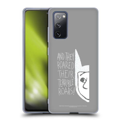 Where the Wild Things Are Literary Graphics Terrible Roars Soft Gel Case for Samsung Galaxy S20 FE / 5G