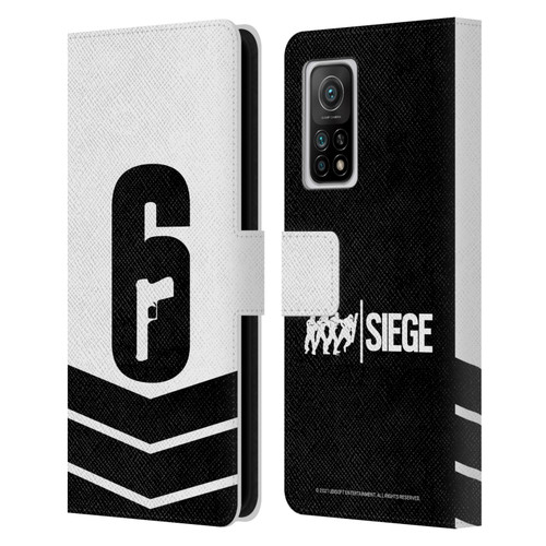 Tom Clancy's Rainbow Six Siege Logo Art Esport Jersey Leather Book Wallet Case Cover For Xiaomi Mi 10T 5G