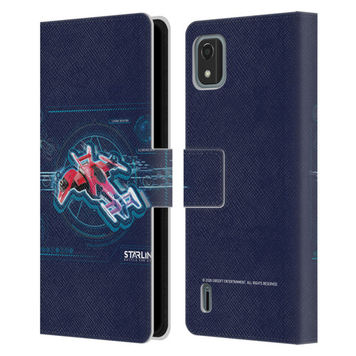 Starlink Battle for Atlas Starships Pulse Leather Book Wallet Case Cover For Nokia C2 2nd Edition