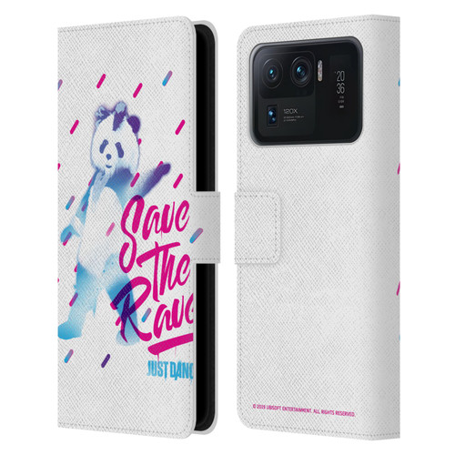 Just Dance Artwork Compositions Save The Rave Leather Book Wallet Case Cover For Xiaomi Mi 11 Ultra