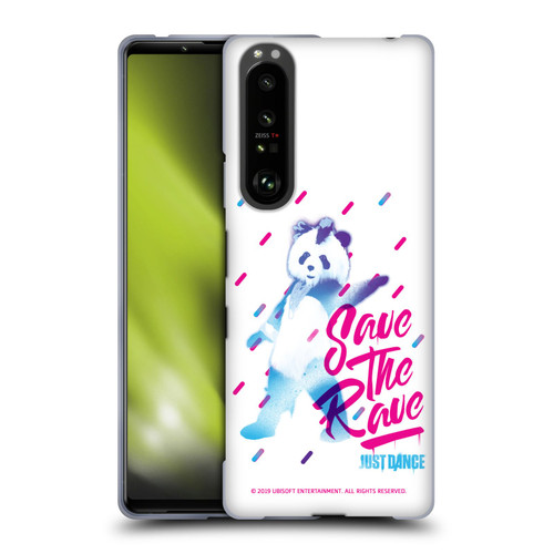 Just Dance Artwork Compositions Save The Rave Soft Gel Case for Sony Xperia 1 III
