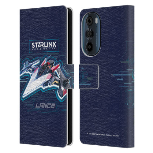 Starlink Battle for Atlas Starships Lance Leather Book Wallet Case Cover For Motorola Edge 30