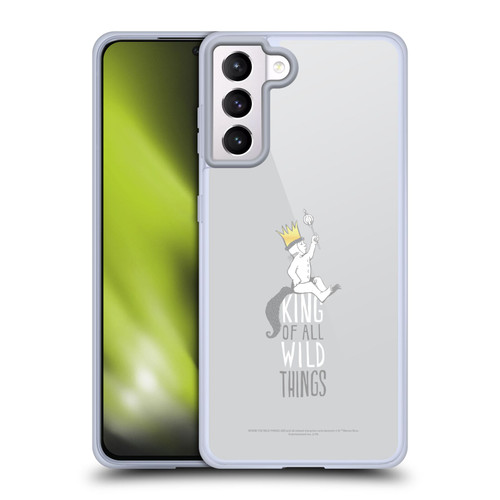 Where the Wild Things Are Literary Graphics King Soft Gel Case for Samsung Galaxy S21+ 5G