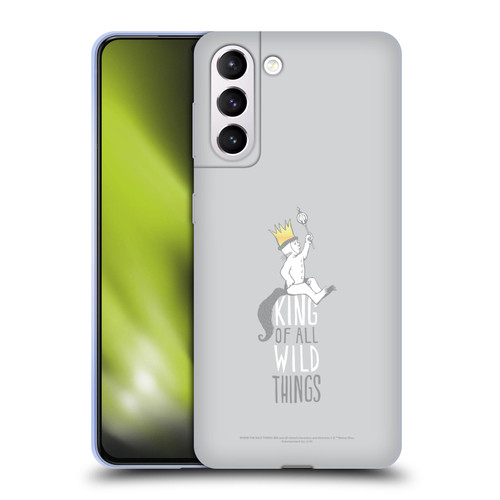 Where the Wild Things Are Literary Graphics King Soft Gel Case for Samsung Galaxy S21+ 5G