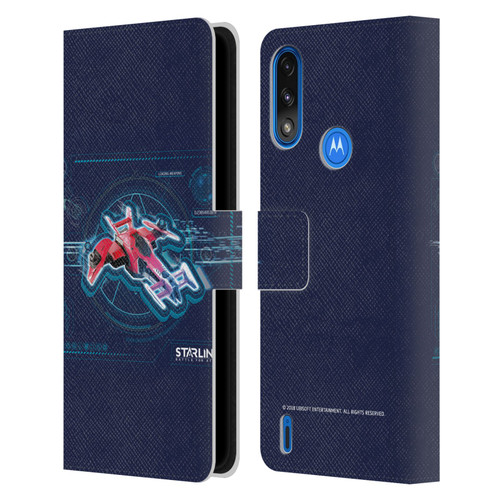 Starlink Battle for Atlas Starships Pulse Leather Book Wallet Case Cover For Motorola Moto E7 Power / Moto E7i Power