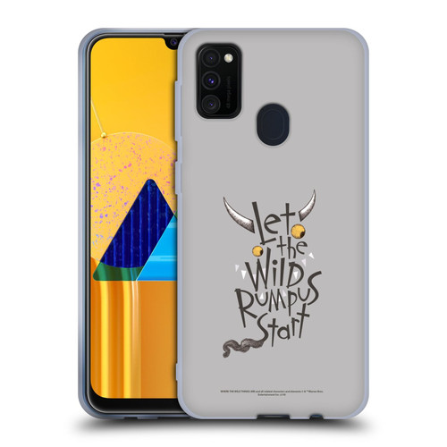 Where the Wild Things Are Literary Graphics Rumpus Soft Gel Case for Samsung Galaxy M30s (2019)/M21 (2020)