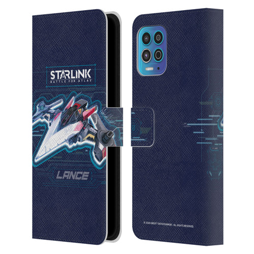 Starlink Battle for Atlas Starships Lance Leather Book Wallet Case Cover For Motorola Moto G100