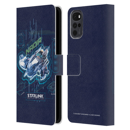 Starlink Battle for Atlas Starships Nadir Leather Book Wallet Case Cover For Motorola Moto G22