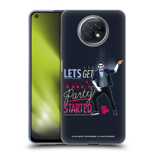 Just Dance Artwork Compositions Party Started Soft Gel Case for Xiaomi Redmi Note 9T 5G