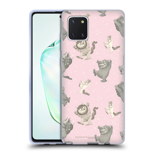 Where the Wild Things Are Literary Graphics Pink Pattern Soft Gel Case for Samsung Galaxy Note10 Lite