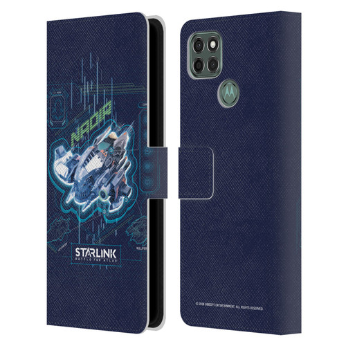 Starlink Battle for Atlas Starships Nadir Leather Book Wallet Case Cover For Motorola Moto G9 Power