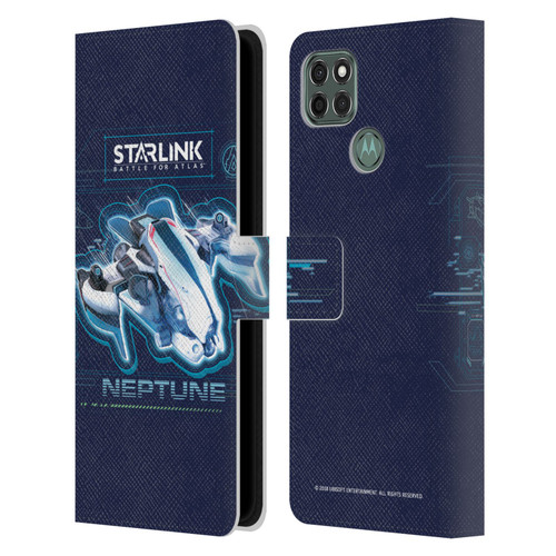 Starlink Battle for Atlas Starships Neptune Leather Book Wallet Case Cover For Motorola Moto G9 Power