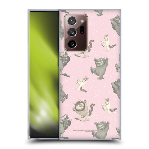 Where the Wild Things Are Literary Graphics Pink Pattern Soft Gel Case for Samsung Galaxy Note20 Ultra / 5G