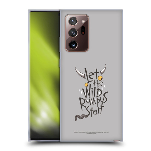 Where the Wild Things Are Literary Graphics Rumpus Soft Gel Case for Samsung Galaxy Note20 Ultra / 5G