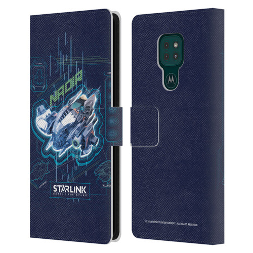 Starlink Battle for Atlas Starships Nadir Leather Book Wallet Case Cover For Motorola Moto G9 Play