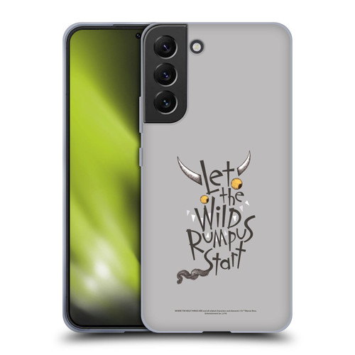 Where the Wild Things Are Literary Graphics Rumpus Soft Gel Case for Samsung Galaxy S22+ 5G
