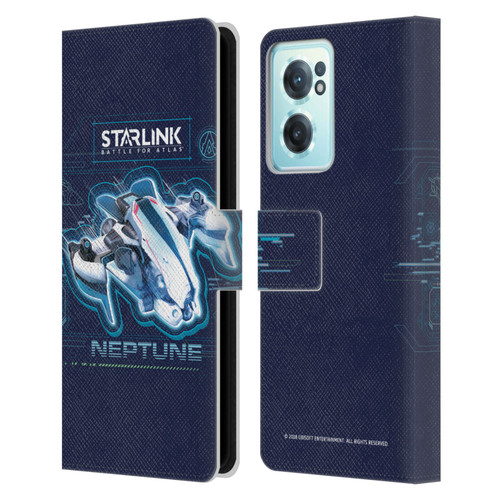 Starlink Battle for Atlas Starships Neptune Leather Book Wallet Case Cover For OnePlus Nord CE 2 5G