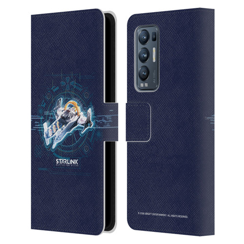 Starlink Battle for Atlas Starships Zenith Leather Book Wallet Case Cover For OPPO Find X3 Neo / Reno5 Pro+ 5G
