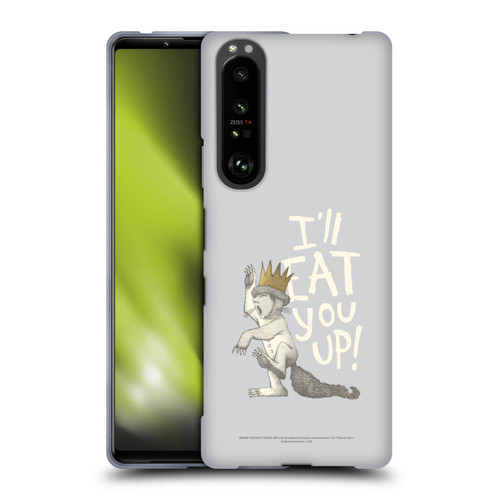 Where the Wild Things Are Literary Graphics Eat You Up Soft Gel Case for Sony Xperia 1 III