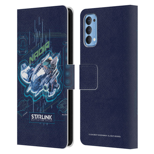 Starlink Battle for Atlas Starships Nadir Leather Book Wallet Case Cover For OPPO Reno 4 5G