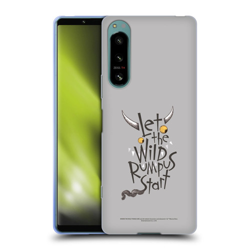 Where the Wild Things Are Literary Graphics Rumpus Soft Gel Case for Sony Xperia 5 IV