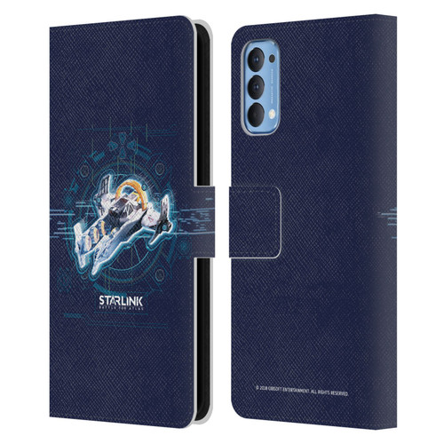 Starlink Battle for Atlas Starships Zenith Leather Book Wallet Case Cover For OPPO Reno 4 5G