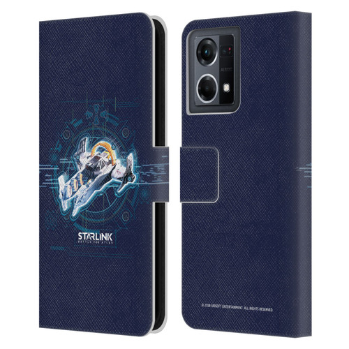 Starlink Battle for Atlas Starships Zenith Leather Book Wallet Case Cover For OPPO Reno8 4G