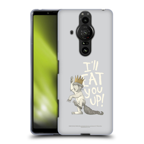 Where the Wild Things Are Literary Graphics Eat You Up Soft Gel Case for Sony Xperia Pro-I