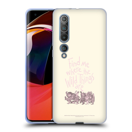 Where the Wild Things Are Literary Graphics Find Me Soft Gel Case for Xiaomi Mi 10 5G / Mi 10 Pro 5G