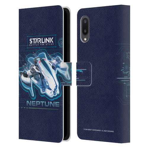 Starlink Battle for Atlas Starships Neptune Leather Book Wallet Case Cover For Samsung Galaxy A02/M02 (2021)