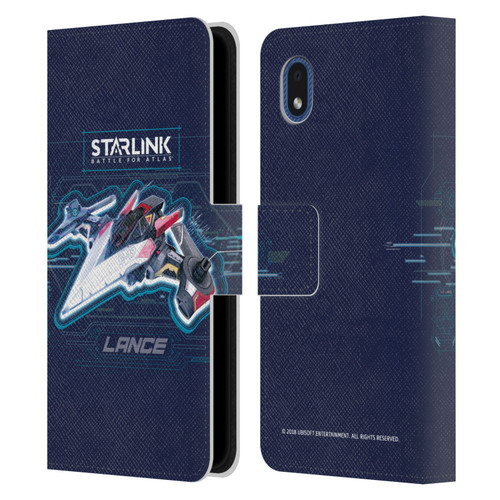 Starlink Battle for Atlas Starships Lance Leather Book Wallet Case Cover For Samsung Galaxy A01 Core (2020)