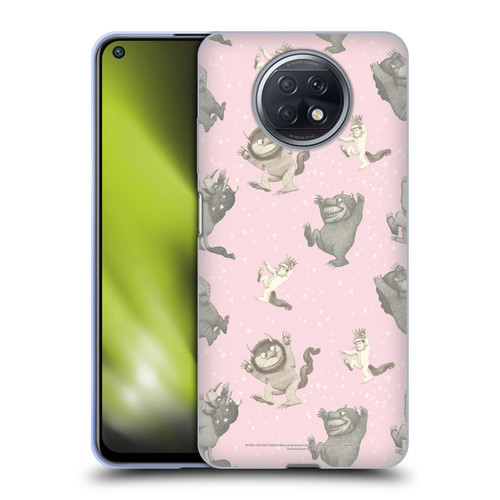 Where the Wild Things Are Literary Graphics Pink Pattern Soft Gel Case for Xiaomi Redmi Note 9T 5G