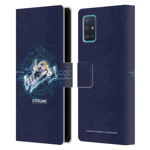 Starlink Battle for Atlas Starships Zenith Leather Book Wallet Case Cover For Samsung Galaxy A51 (2019)