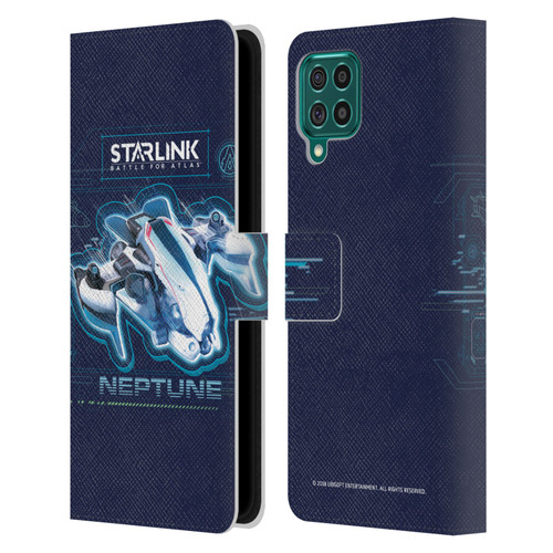 Starlink Battle for Atlas Starships Neptune Leather Book Wallet Case Cover For Samsung Galaxy F62 (2021)