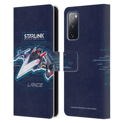 Starlink Battle for Atlas Starships Lance Leather Book Wallet Case Cover For Samsung Galaxy S20 FE / 5G