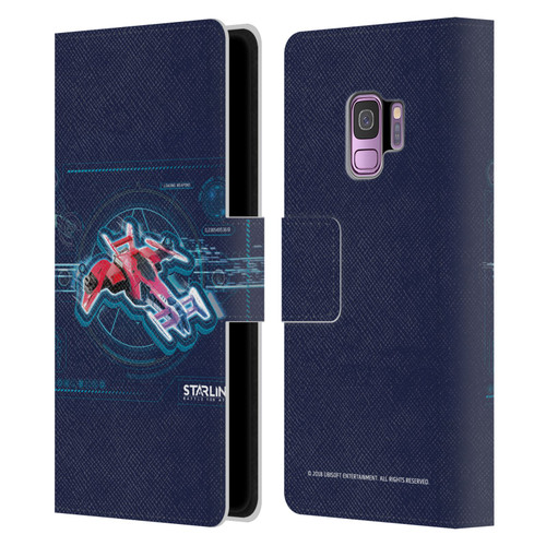 Starlink Battle for Atlas Starships Pulse Leather Book Wallet Case Cover For Samsung Galaxy S9