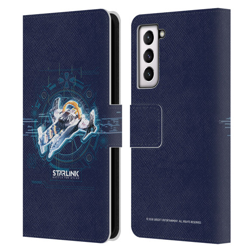 Starlink Battle for Atlas Starships Zenith Leather Book Wallet Case Cover For Samsung Galaxy S21 5G