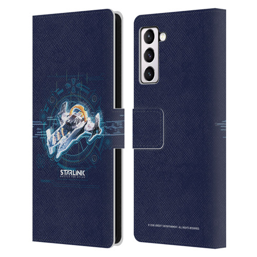 Starlink Battle for Atlas Starships Zenith Leather Book Wallet Case Cover For Samsung Galaxy S21+ 5G