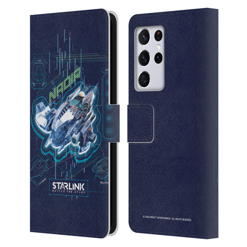 Starlink Battle for Atlas Starships Nadir Leather Book Wallet Case Cover For Samsung Galaxy S21 Ultra 5G