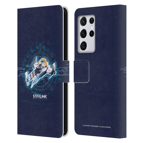 Starlink Battle for Atlas Starships Zenith Leather Book Wallet Case Cover For Samsung Galaxy S21 Ultra 5G