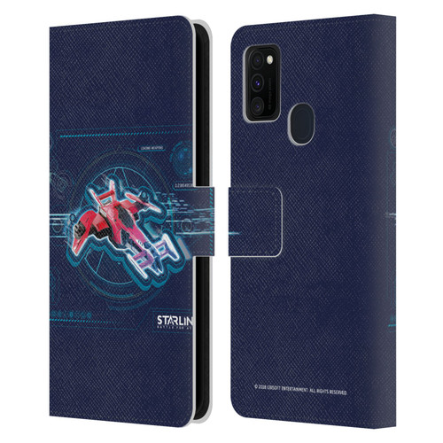 Starlink Battle for Atlas Starships Pulse Leather Book Wallet Case Cover For Samsung Galaxy M30s (2019)/M21 (2020)