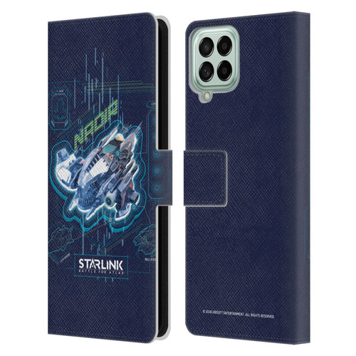 Starlink Battle for Atlas Starships Nadir Leather Book Wallet Case Cover For Samsung Galaxy M33 (2022)