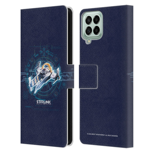Starlink Battle for Atlas Starships Zenith Leather Book Wallet Case Cover For Samsung Galaxy M33 (2022)