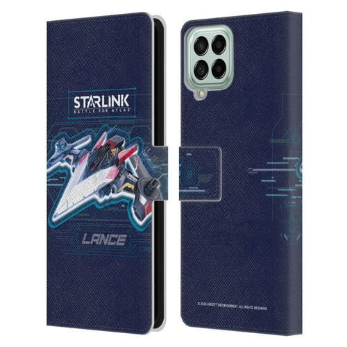 Starlink Battle for Atlas Starships Lance Leather Book Wallet Case Cover For Samsung Galaxy M53 (2022)