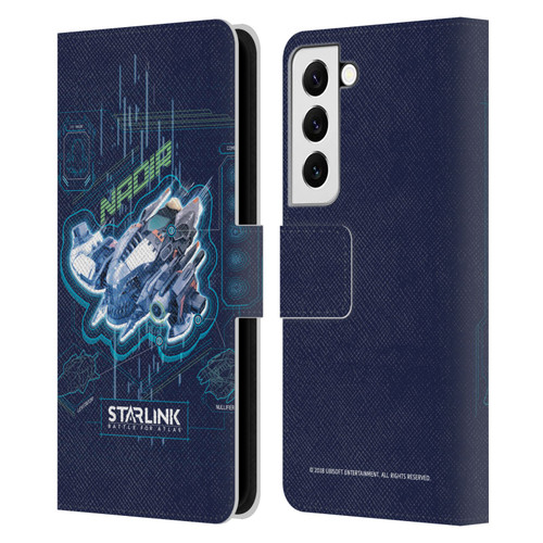 Starlink Battle for Atlas Starships Nadir Leather Book Wallet Case Cover For Samsung Galaxy S22 5G