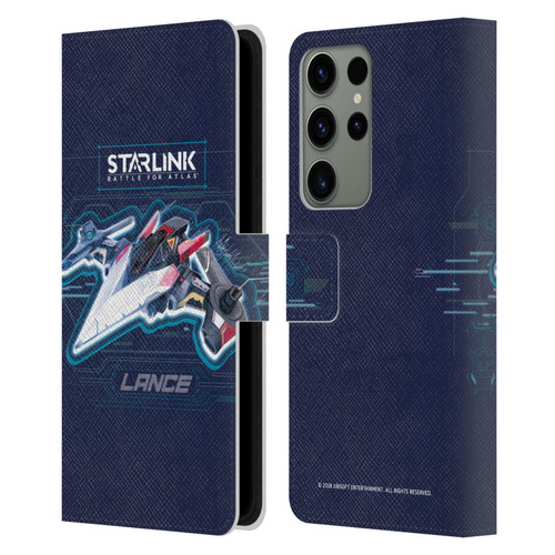 Starlink Battle for Atlas Starships Lance Leather Book Wallet Case Cover For Samsung Galaxy S23 Ultra 5G
