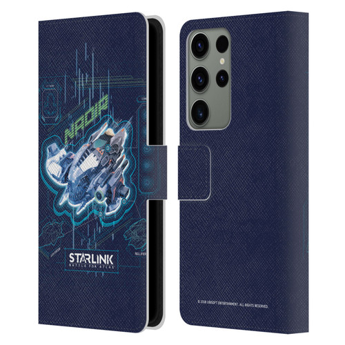 Starlink Battle for Atlas Starships Nadir Leather Book Wallet Case Cover For Samsung Galaxy S23 Ultra 5G