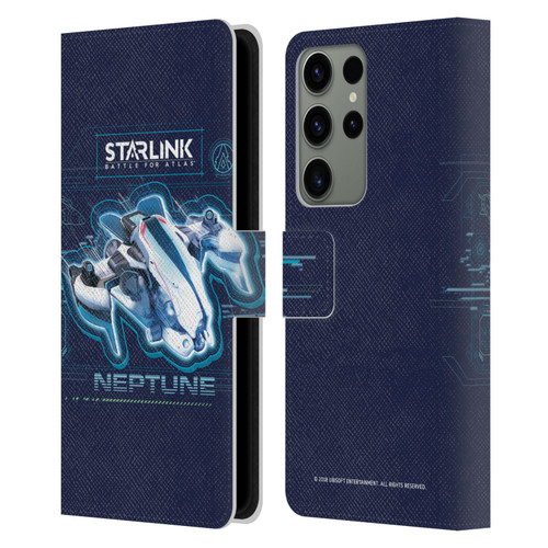 Starlink Battle for Atlas Starships Neptune Leather Book Wallet Case Cover For Samsung Galaxy S23 Ultra 5G