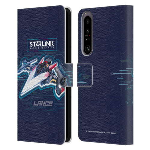 Starlink Battle for Atlas Starships Lance Leather Book Wallet Case Cover For Sony Xperia 1 IV